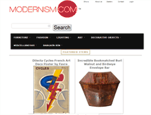 Tablet Screenshot of modernism.com